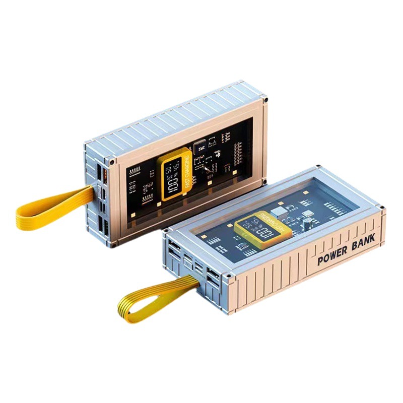 20000 mAh carga súper rápida contenedor al aire libre banco de energía 50000 mAh fuente de alimentación móvil de gran capacidad