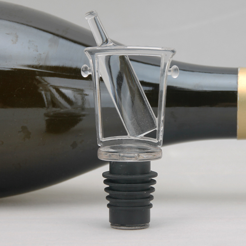 투명 PC 와인 병 모양 레드 와인 마개