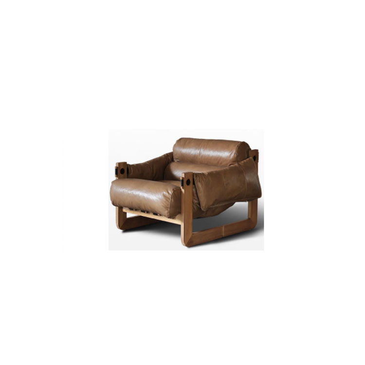 Sillón Individual de Madera Maciza para Cafetería y Restaurante image 34