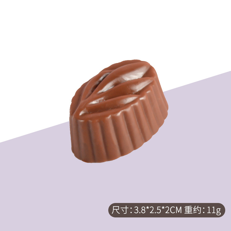 2022 nuevo PVC simulación chocolate apoyos modelo Dollhouse postre modelo ventana pantalla apoyos