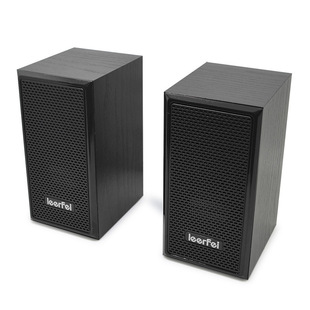Foreign trade English packaging wooden computer speaker USB Stereo desktop audio 3D shock sound quality subwoofer