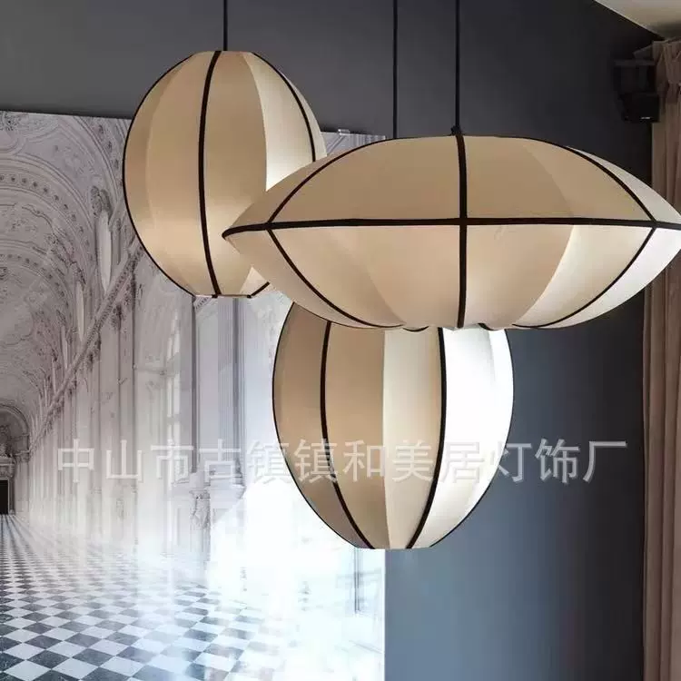 法式中古餐厅吊灯日式vintage卧室吊灯复古卧室茶室民宿灯笼灯具