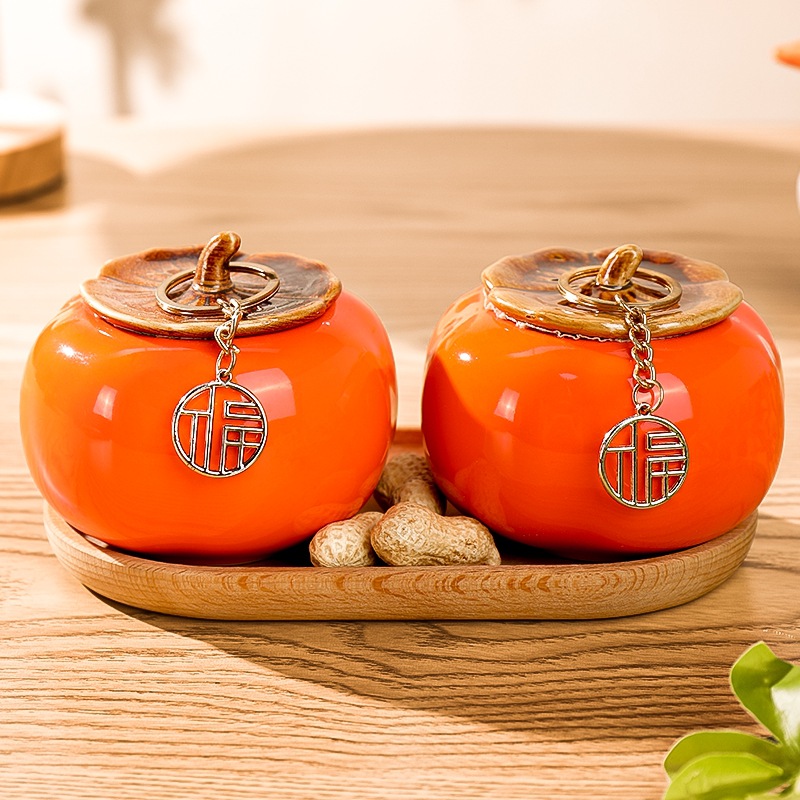 La decoración de la nueva casa de la alegría de la mudanza de lujo ligero sala de estar de lujo de la decoración de caqui Ruyi se mueve a la casa suministros ceremoniales conjunto completo