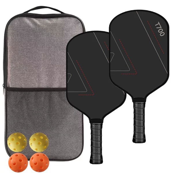 Exclusive for cross-border sales: Carbon fiber T700 pickleball racket, sports training set, outdoor sports racket, beach racket