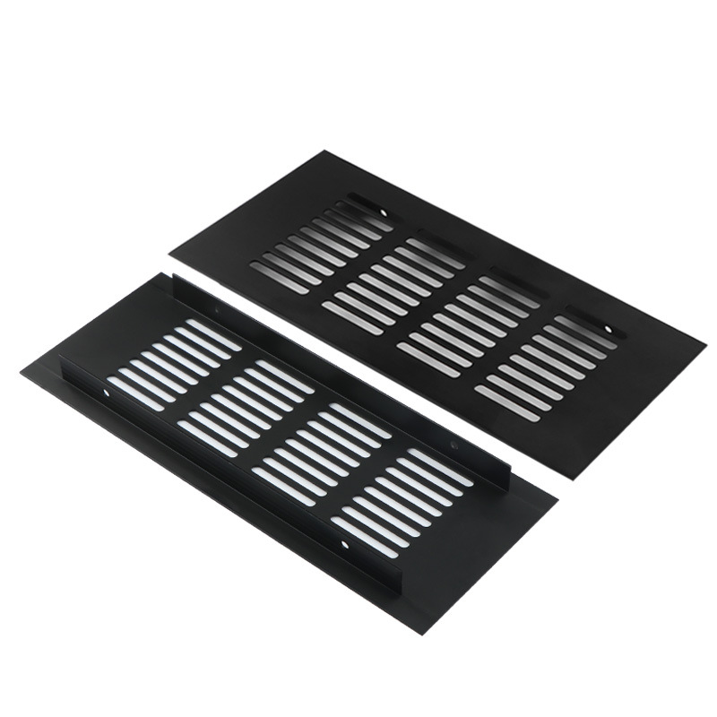 알루미늄 합금 캐비닛 통기성 메쉬 신발장 통기성 구멍 장식 커버 통풍구 그리드 방열 그릴 구멍 배출구 커버