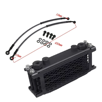 race radiator four-color oil – Soyutma sisteminin digər hissələri - black-four-layer-oil-cooler-oil-pipe-screw