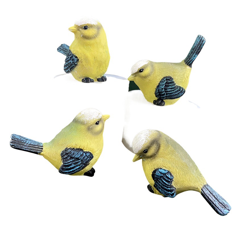 En línea celebridad pájaro gorrión pequeño Cuco decoración molde de silicona resina yeso 3D tridimensional loro hecho a mano molde de silicona