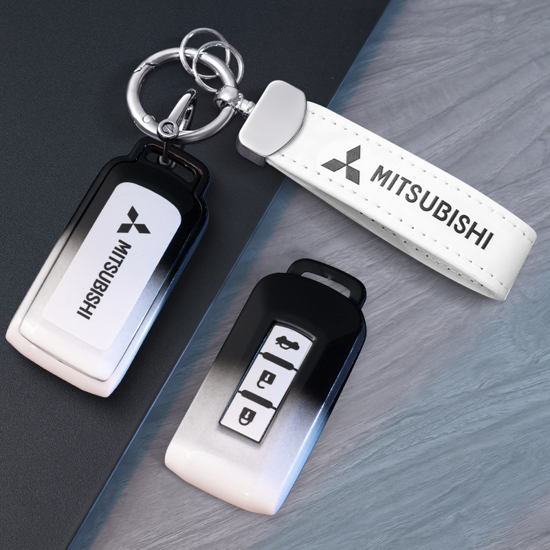 GAC Mitsubishi Outlander key case, special for ASX, Eclipse Cross, Lancer, high-end car key case with buckle for men