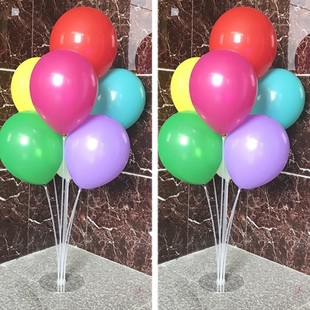 Balloon Table Floating Wedding Celebration Display Stand Balloon Seven-In-One Balloon Table Floating Transparent Stand Birthday Stand