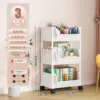 Enlarge + [Desk Storage] 3 layers without cover + wheels + hooks ✦✦