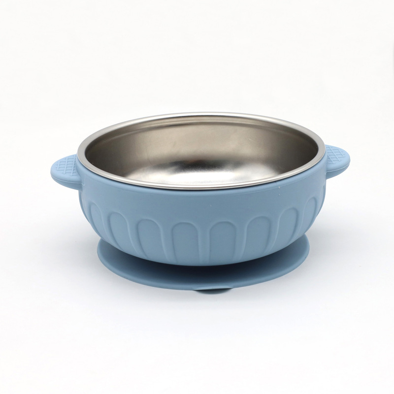 Amazon スポットシリコン 304 ステンレス鋼食器 7 点セット取り外し可能な吸盤プレートボウルセット|undefined