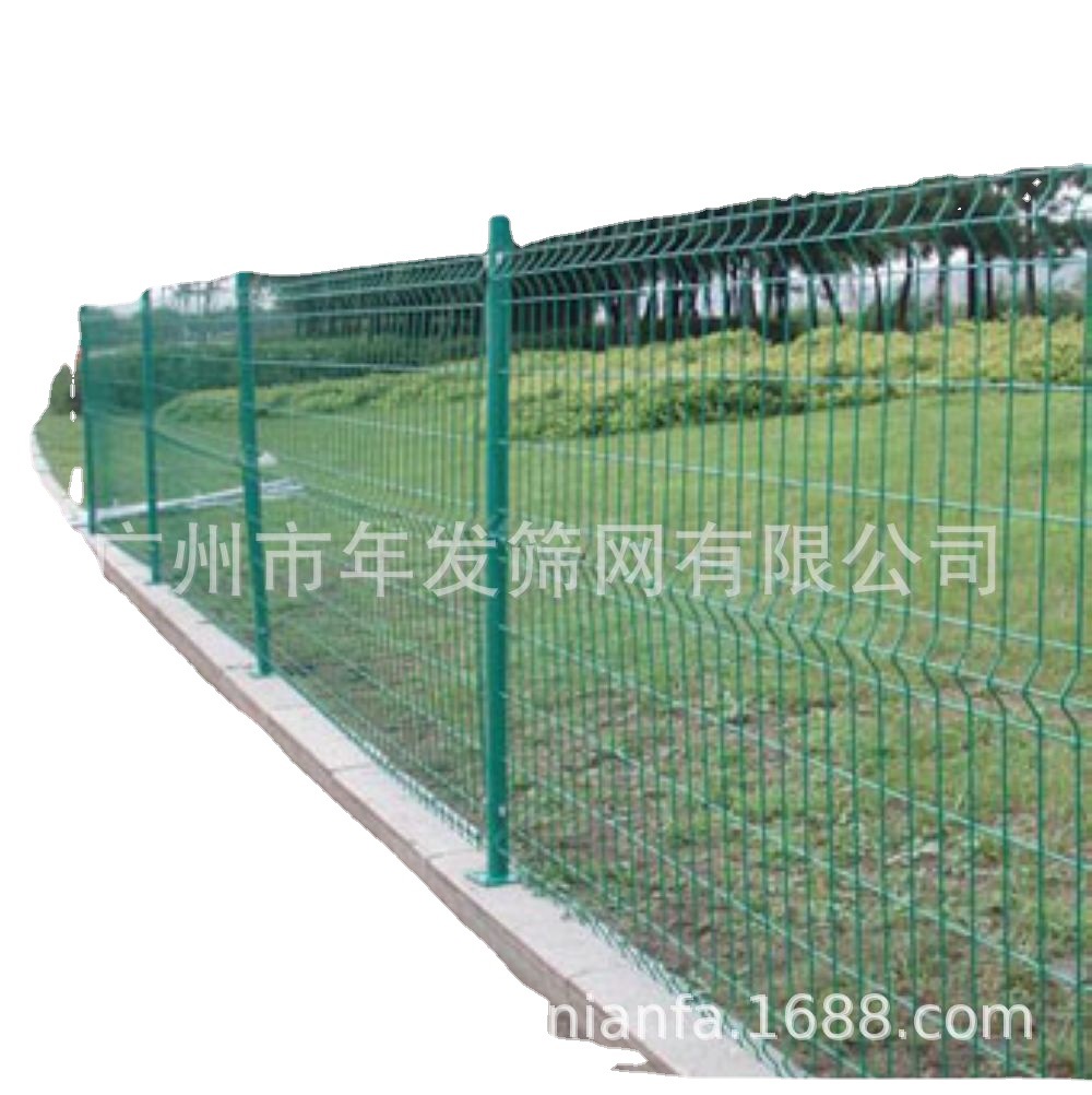 公路两侧双边丝护栏网 草绿色铁丝护栏 养殖圈地围栏现货批发