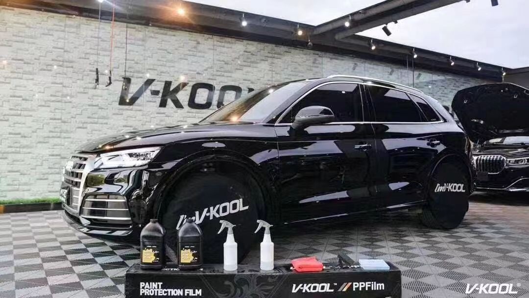 VKOOL Invisible Car Wrap TPU Full Body Paint Protection Film Anti-Scratch Transparent Film with Installation Service