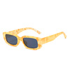 Sunglasses, square trend fashionable glasses, 2020, European style