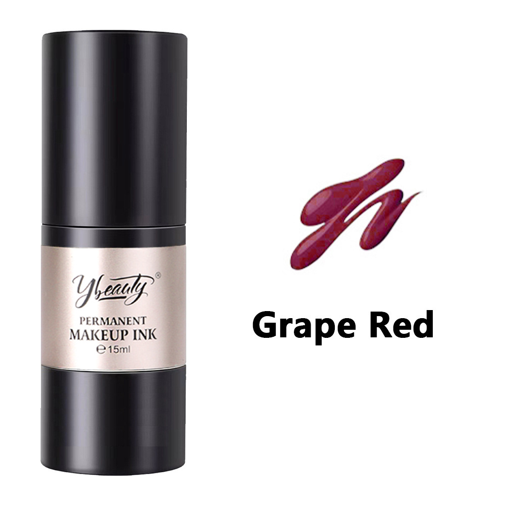 Ybeauty material de color de tatuaje 15ML planta fácil de colorear tatuaje de cejas niebla de cejas blanqueamiento de labios lentillas cosméticas línea de leche de color profesional