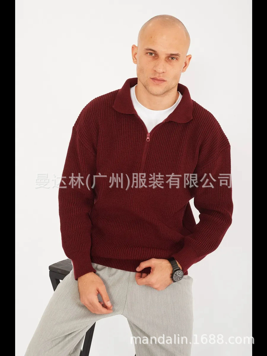 Мужской свитер с половинной молнией (Zip Sweater)