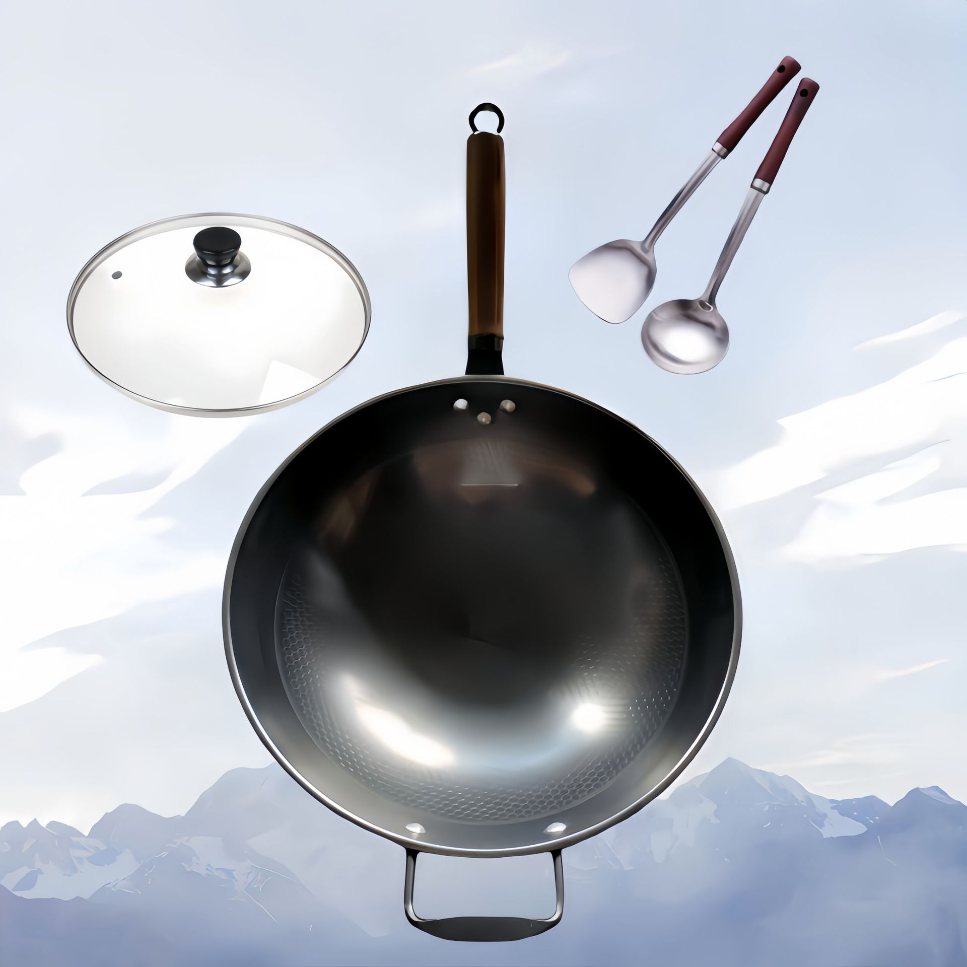 벌집형 장인정신 [귀형 + 냄비뚜껑 + 주걱 + 냄비숟가락]