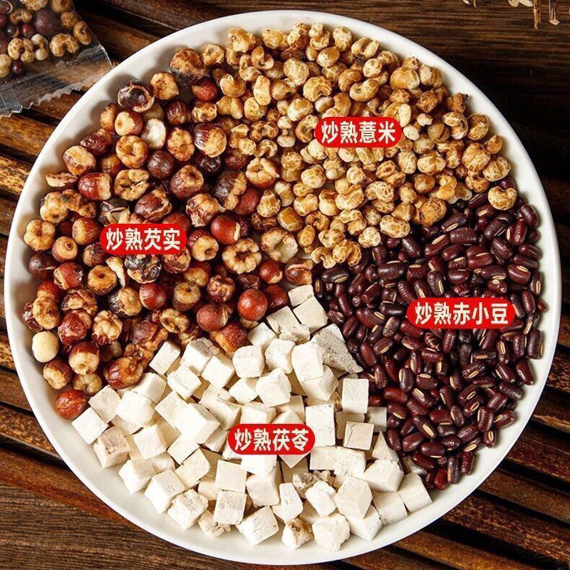ゴジ豆・大麦茶 330g缶詰 三蒸し三日干しゴジ豆・大麦・ポリア茶 三伏天健康茶|undefined