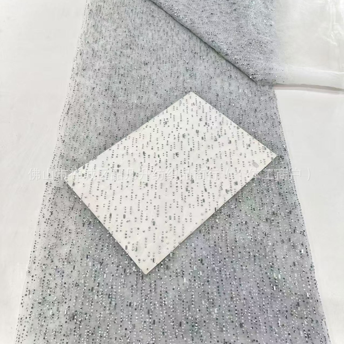 Tejido de diamante caliente tela de malla de diamante imitación tela de malla de diamante australiana ropa de moda de mujer ropa de moda bolsa accesorios tela