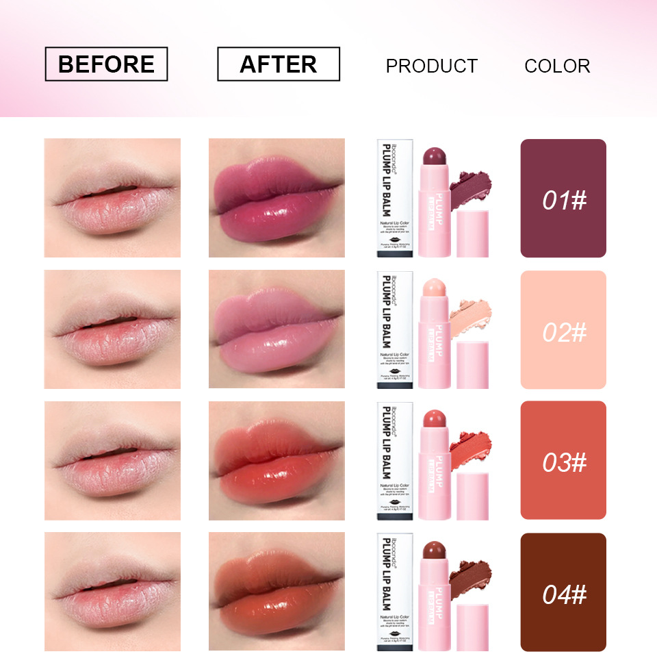 ibcccndc Velvet matte Bright Lip Gloss Lipstick Stick Lip plump Lipstick Item Picture