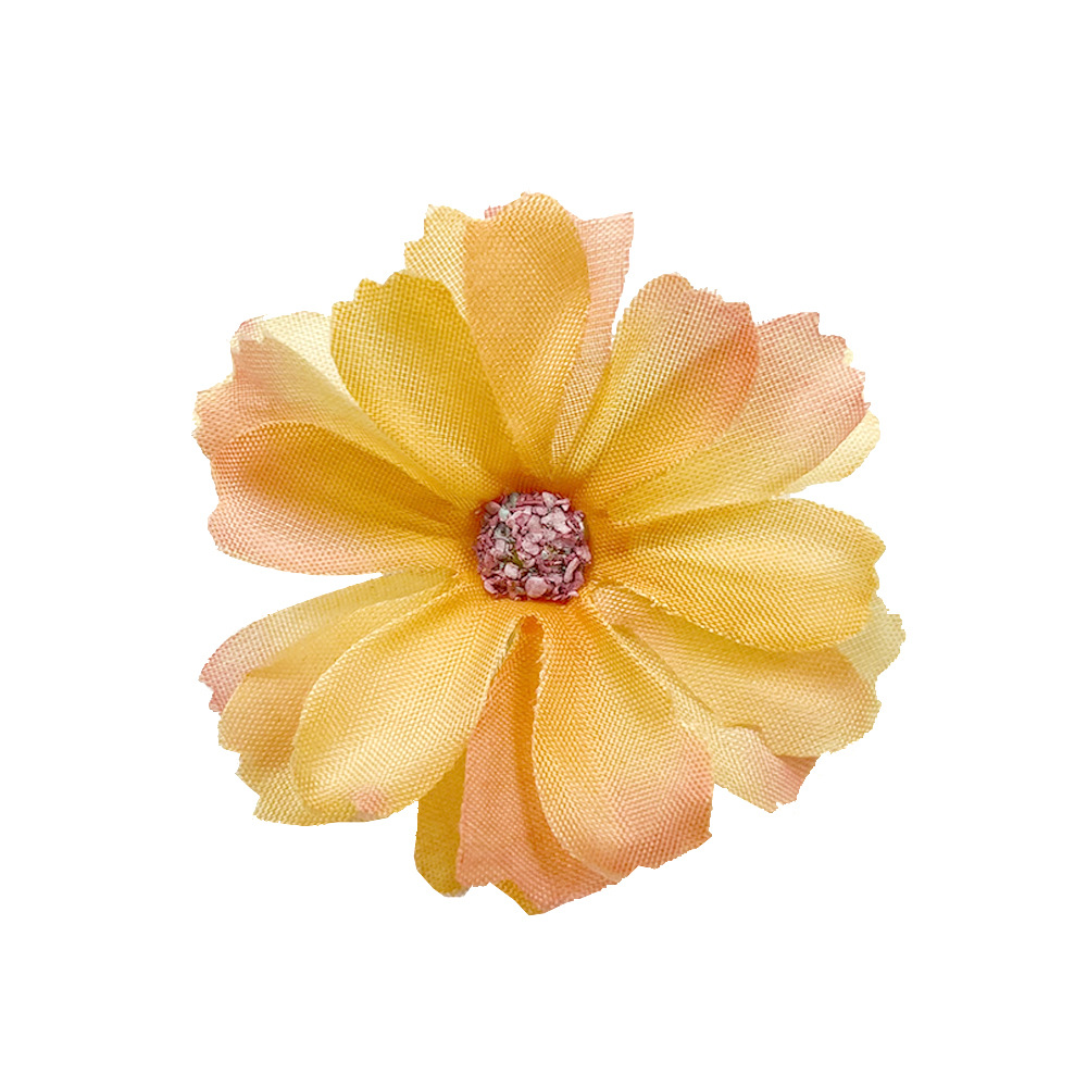 4.5cm núcleo de hierba flor de ciruela DIY hecha a mano material de ropa flores falsas flores decoración de pared de flores