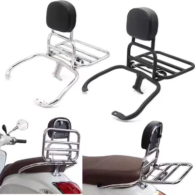 Suitable for Piaggio Vespa Motorcycle Lx125 Windscreen Modification Folding Rack Tail Rack Accessories