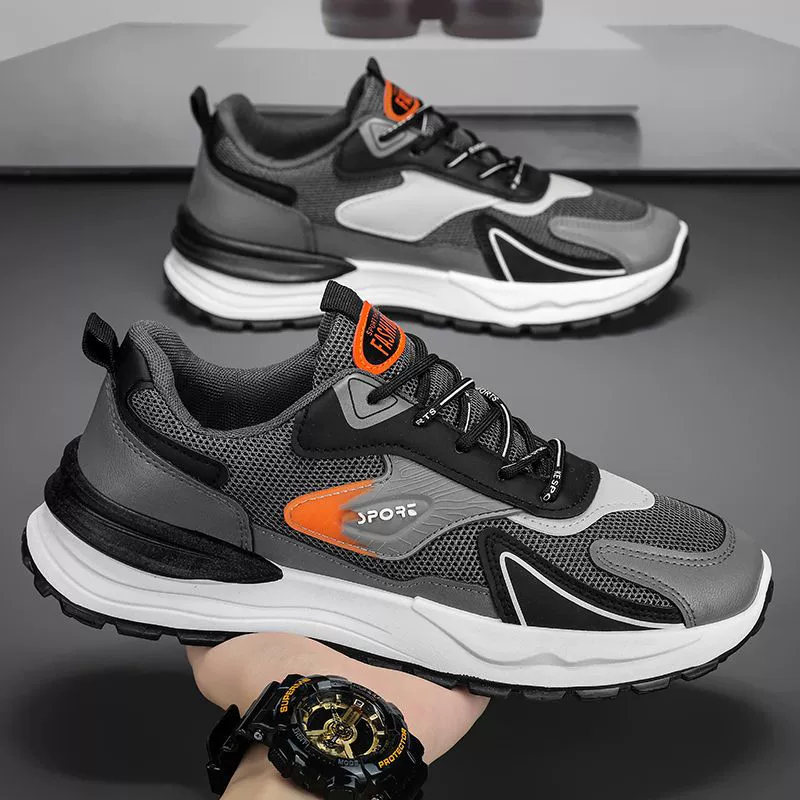 Спортивная обувь мужская обувь весна и лето новая дышащая сетчатая обувь мужская повседневная обувь нескользящая обувь на мягкой подошве