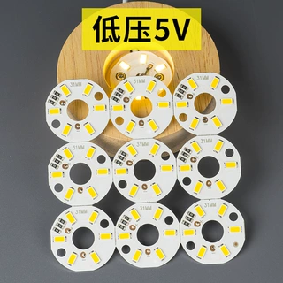 厂家批发led5V灯片低压光源板3W单色USB供电低压直流 榉木灯台灯