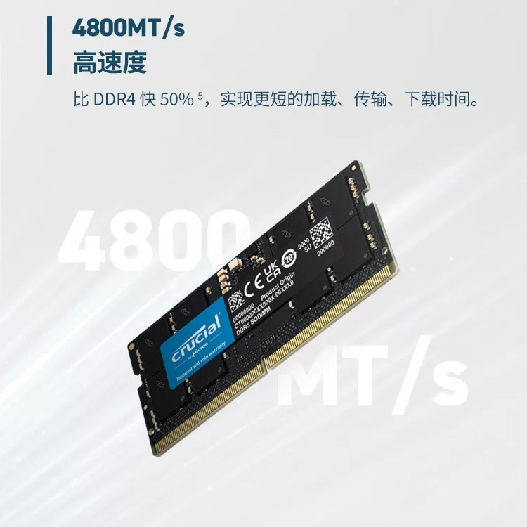 Ключевая память ноутбука DDR5 4800 частота набор 32GB (16GB×2)