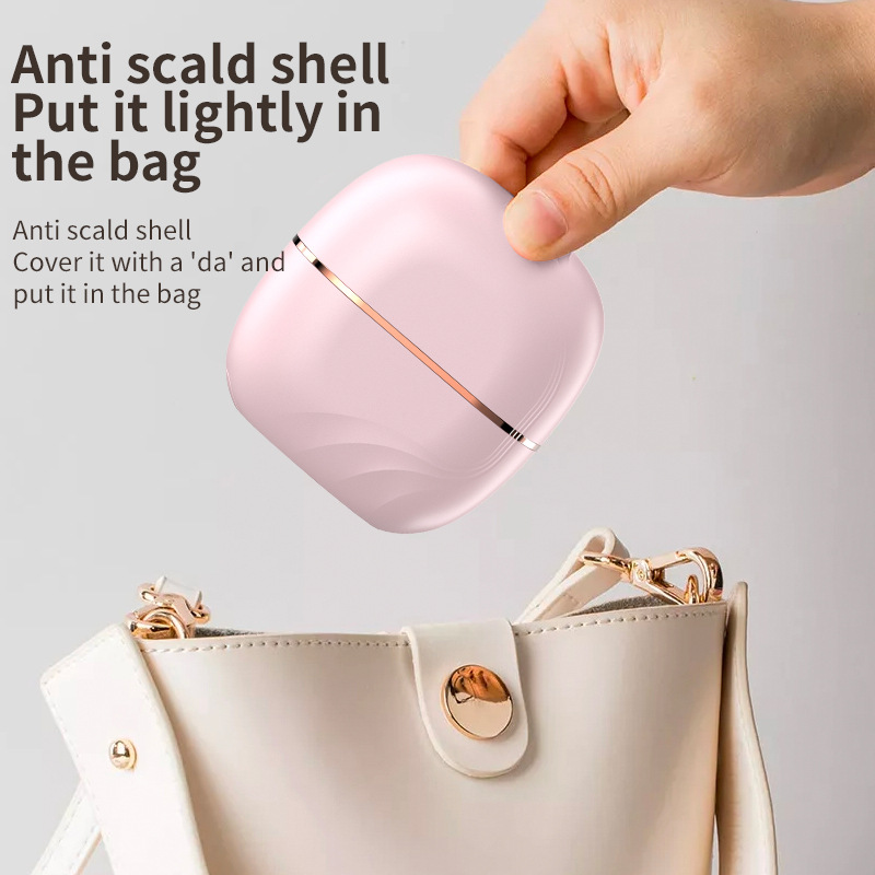 Factory Direct Sales Wireless Hair Straightening Comb Negative Ion Damaged Hair Portable Straight Curling Iron Dual-Purpose Straight Clip Electric Comb High Cranial