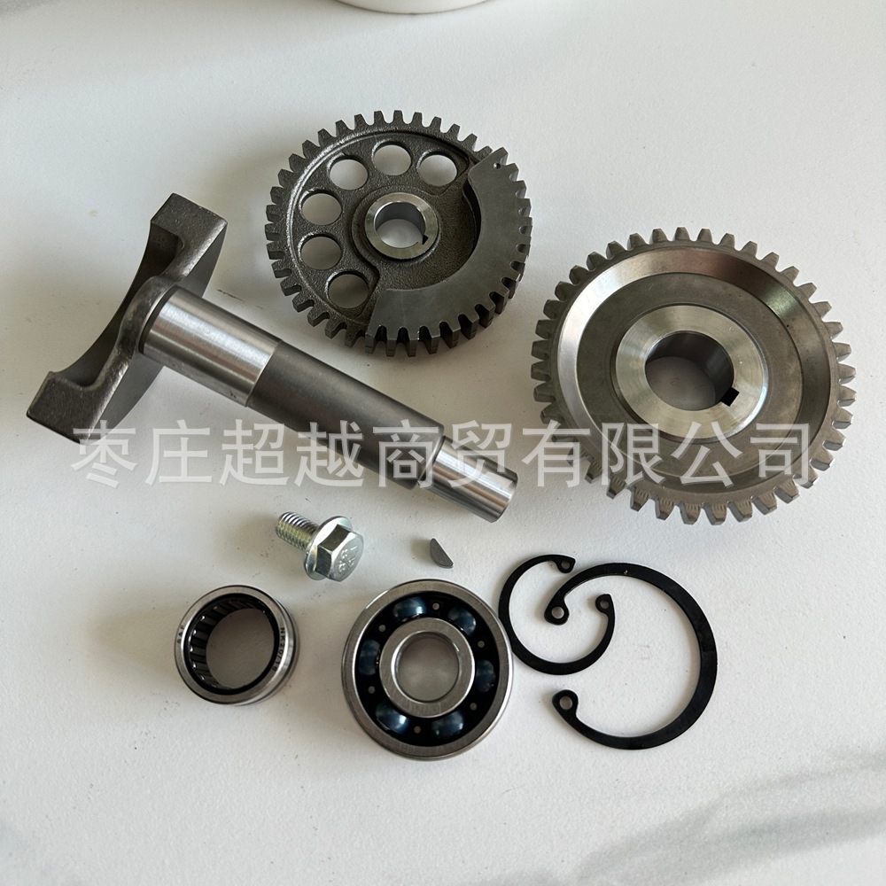SZC engine, Hengjian Z300 balance shaft, primary and secondary gears, KTM EXC/Husqvarna balance shaft assembly