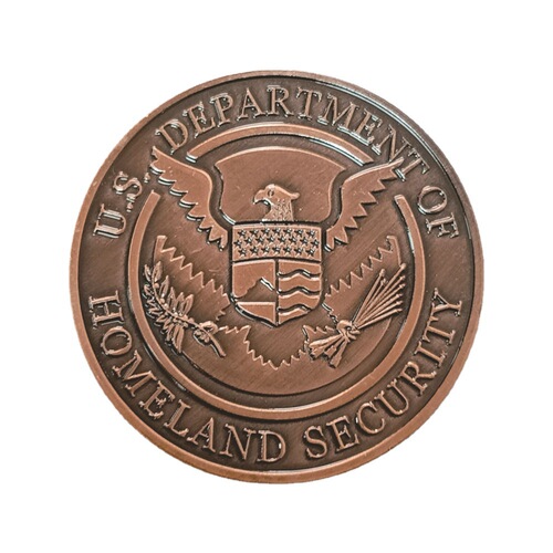 Cross-border U.S. Federal Law Enforcement Agency commemorative coins, antique red copper medals, foreign trade fair gifts production