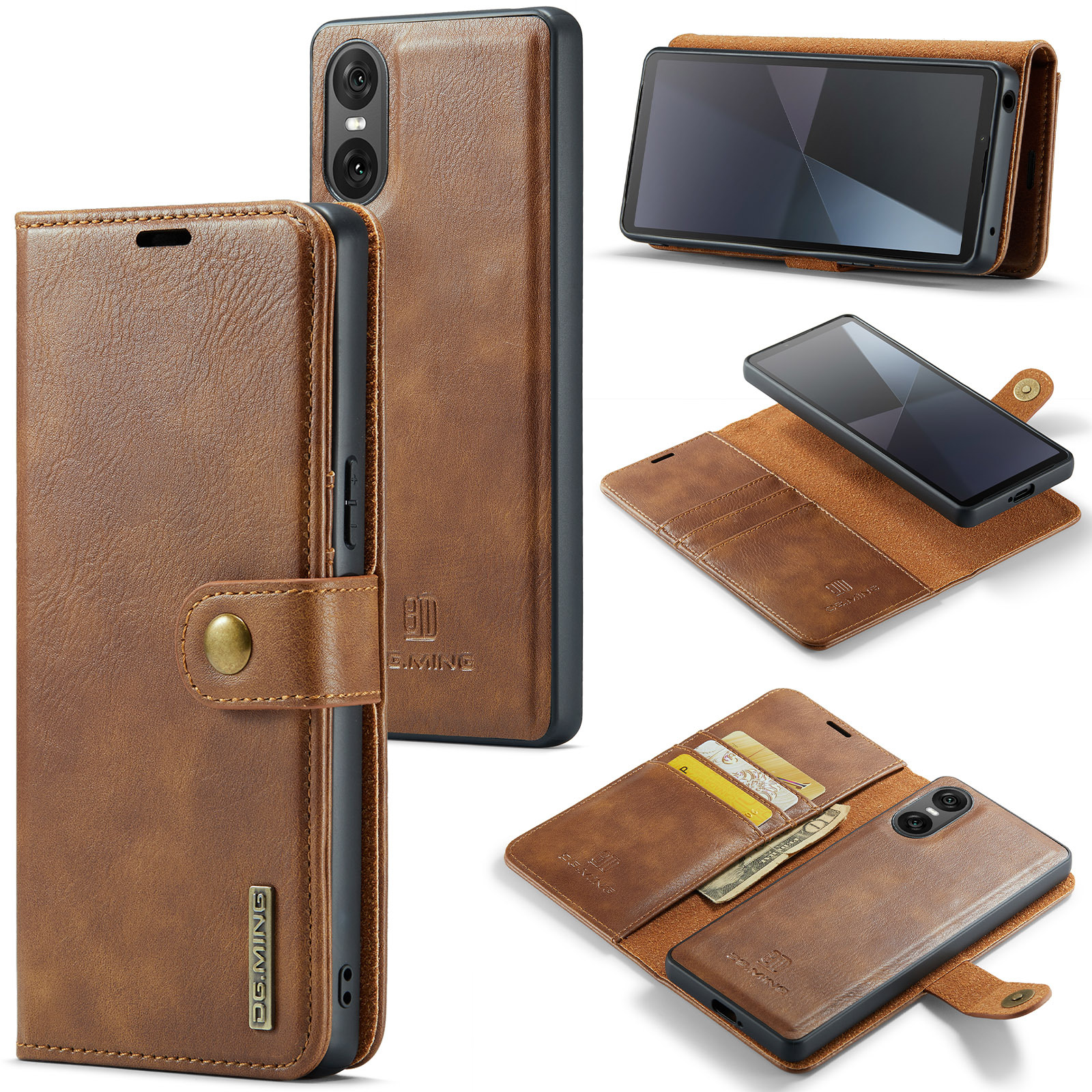 For Sony Xperia 10 VI Mobile Phone Case Xperia 1 VI 2-in -1 Split Leather Case 2024_voghion.com