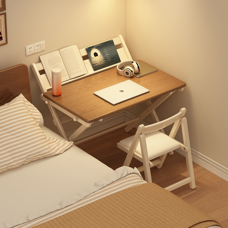 Folding Desk That Doesn'T Take up Space, Large Computer Desk, Home Office Desk, Small Apartment Bedroom Bedside Table, Exquisite and Practical Folding Desk That Doesn'T Take up Space, Large Computer Desk, Home Office Desk, Small Apartment Bedroom Bedside Table, Exquisite and Practical