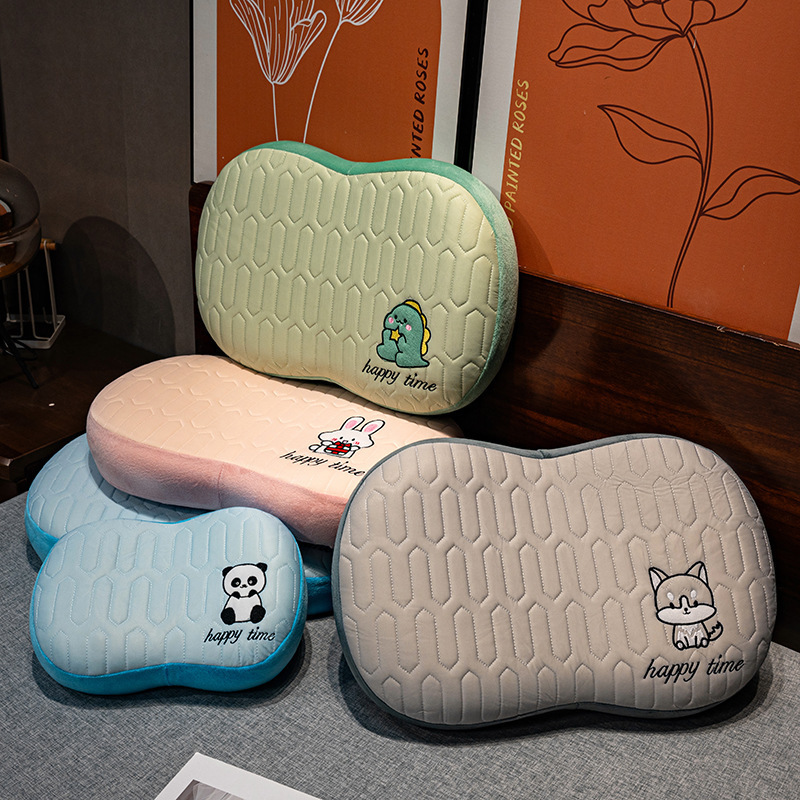 低反発枕、クールアイスビーンズ猫腹枕、睡眠枕、オフィスベッド枕、腰クッション、枕|undefined