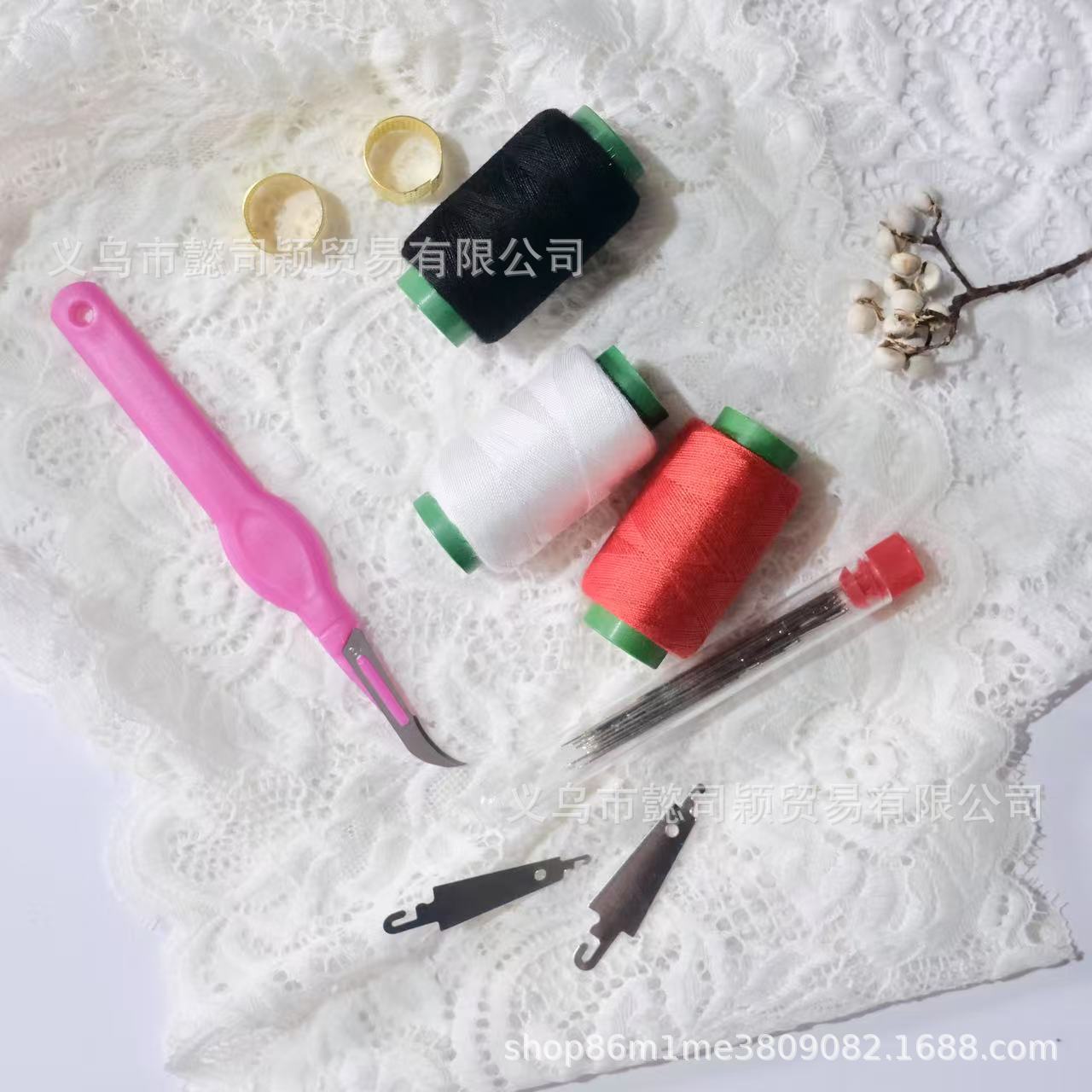 Herramienta de hilo de aguja de coser con aguja de coser con aguja de coser