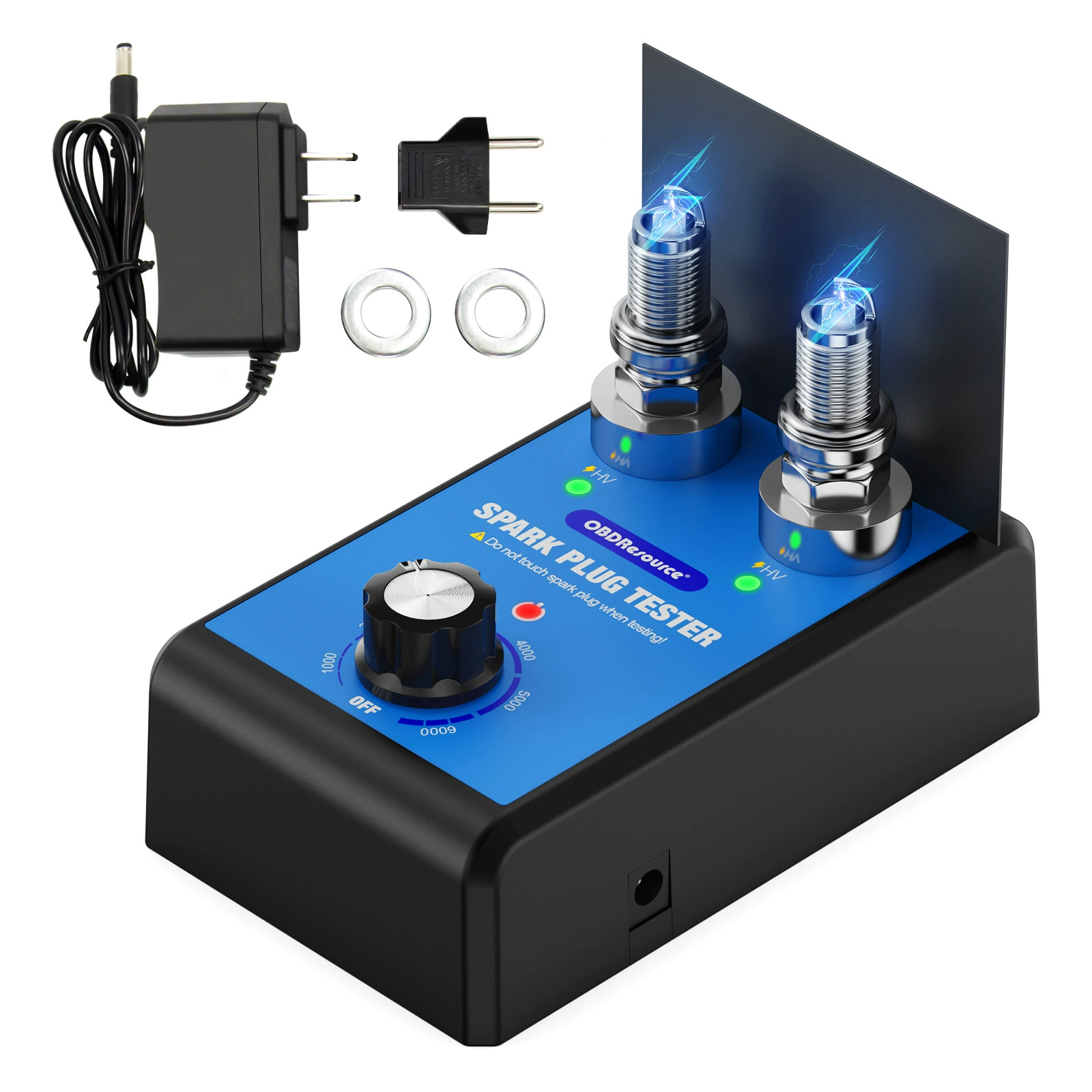 Тестер свечей зажигания ST100Pro с двумя отверстиями совместим с тестером SparkTester для эффективного тестирования автомобилей с двумя отверстиями.