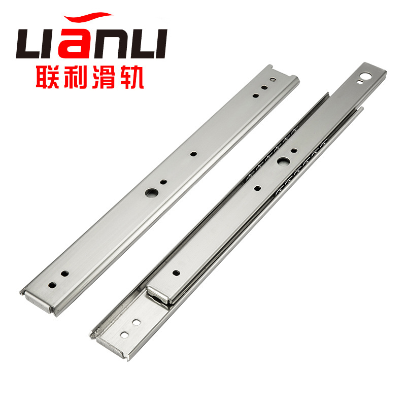 现货二节钢制滑轨3506G 三节钢制滑轨3522G电气设备导轨
