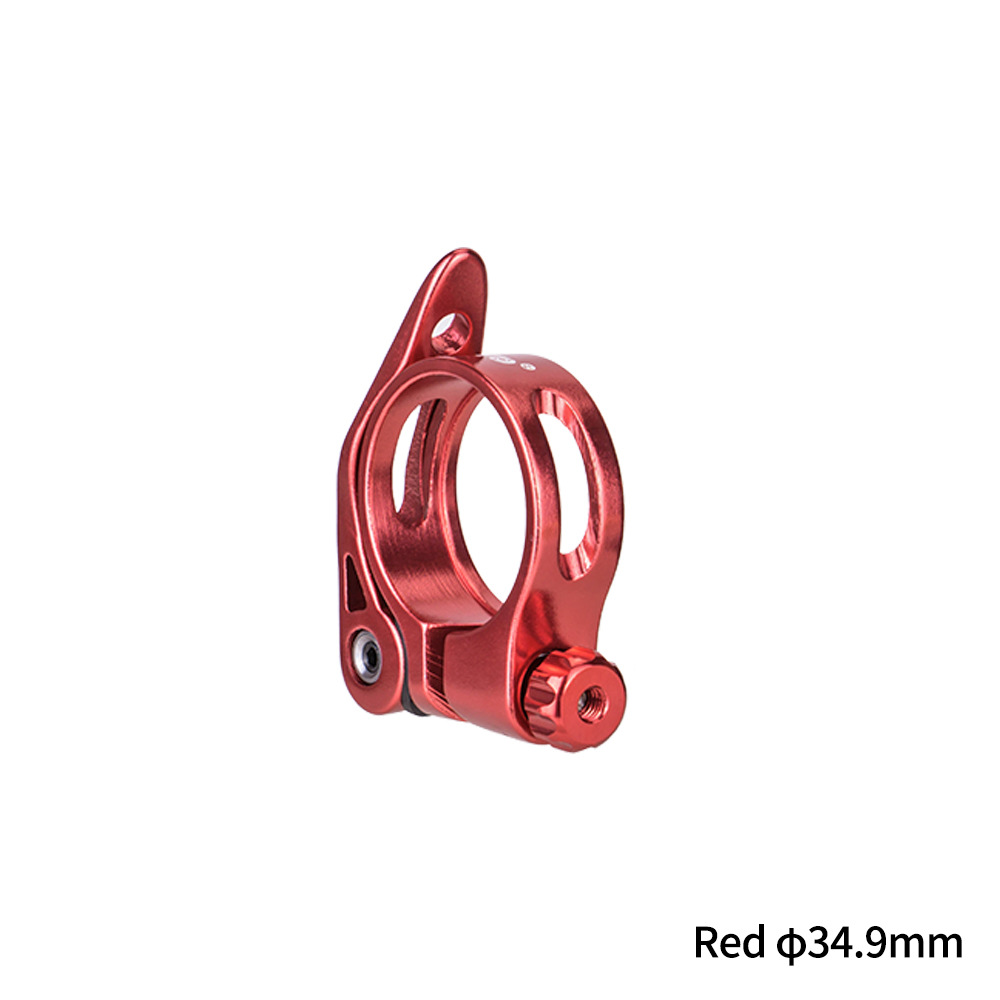 Abrazadera de tubo de asiento de bicicleta ZTTO Abrazadera de tubo de asiento de bicicleta de montaña 31.8 34.9 Accesorios de anillo de clip de barra de asiento de liberación rápida de aleación de aluminio