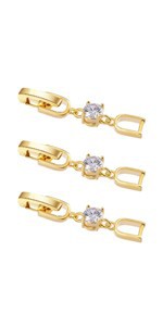 14/18/24k真金メッキ銅にドリルと長尾鎖の鎖の鎖のチェーンのネックレスを入れて長い鎖のアクセサリーの部品を掛けます。