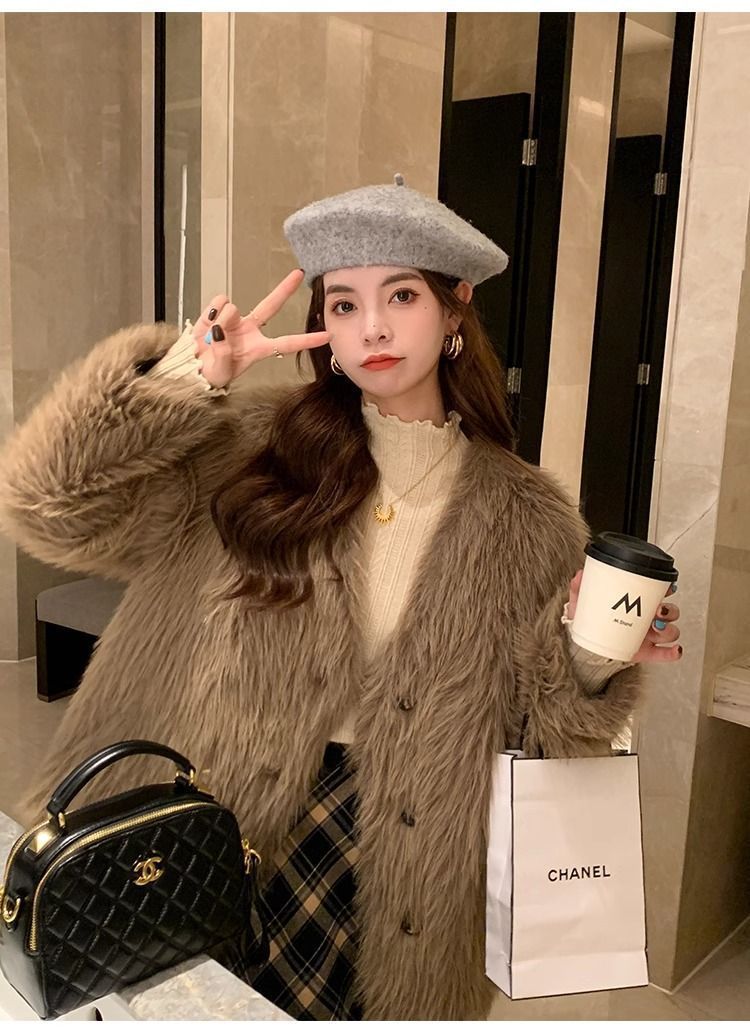 【中国直邮】 奢笛熊 早秋冬季新款时尚内搭 修身显瘦半高领打底毛衣针织衫 白色 S