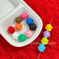 Краска яркий цвет торт бусины витые бусины DIY цепочка для мобильного телефона брелок через отверстие из бисера акриловые ювелирные аксессуары