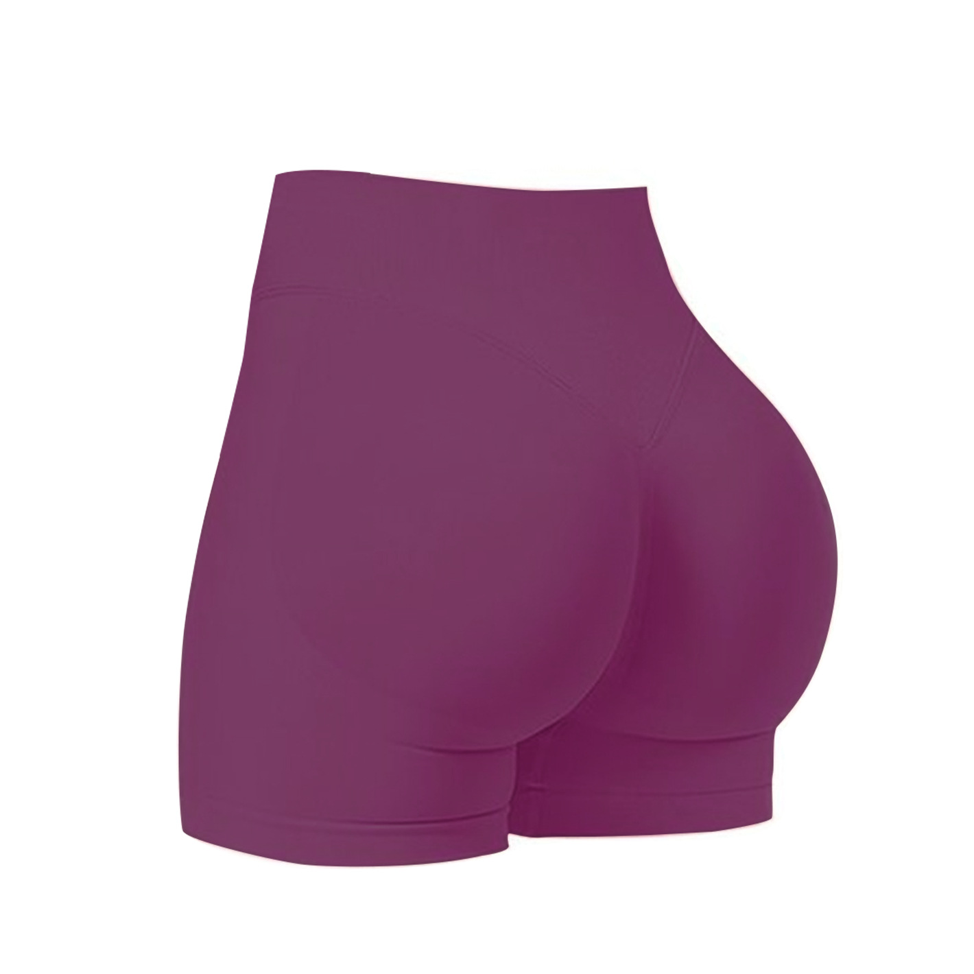 Cross-border sin costura alta cintura alta hips mel mel桃 hips al aire libre tres puntos pantalones cortos para correr y ejercicios de fitness pantalones cortos de yoga
