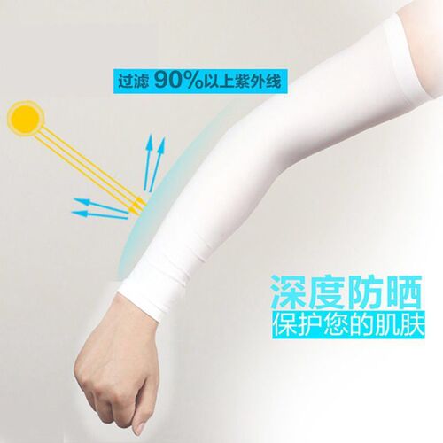 Ice Silk UV Protection Arm Sleeves for Men and Women - Ice Silk Sunscreen Sleeve Guards with Arm Protection, Mosquito and Insect Repellent Sleeve Guards