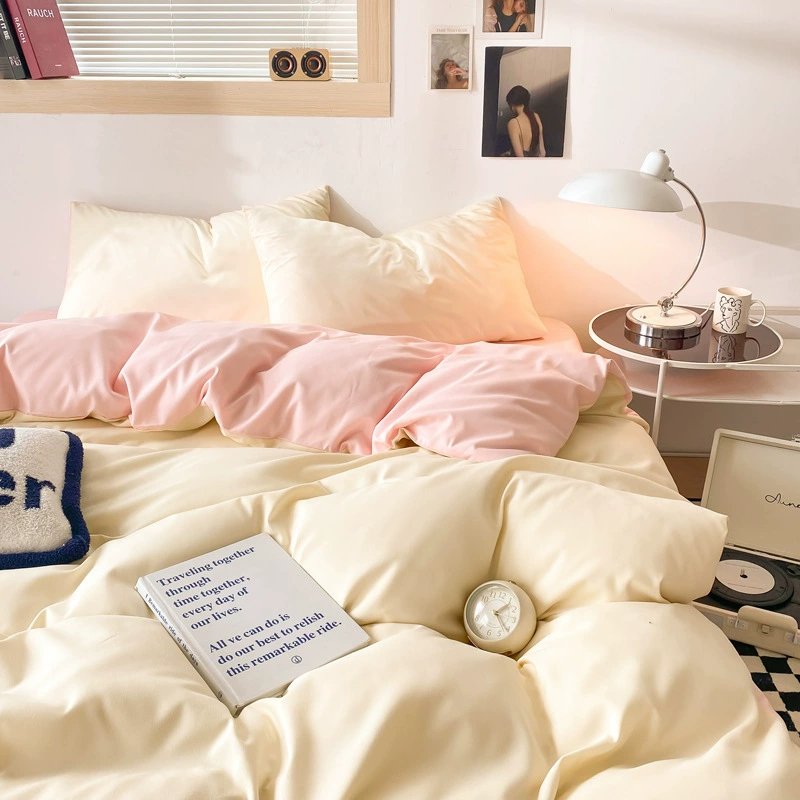 Cream duvet cover от 盛邦荣, универсальное хлопковое постельное белье, набор 3 предмета, набор 4 предмета