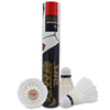 Red Shuangxi DHS Badminton Badminton Playing Composite Cork EG32 Training Competition 12 Pack