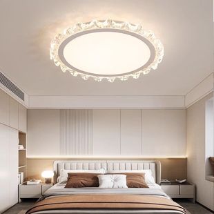 Zhongshan Bedroom Lamp 2025 New French Accessible Luxury High-End Elegant Master Bedroom Living Room Crystal Ceiling Lamp