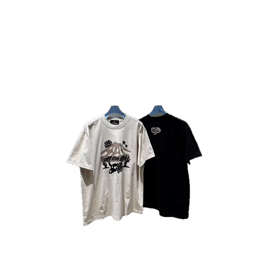 (Cross-border trading), short sleeve T-shirt hip-hop style for men and women, loose fit