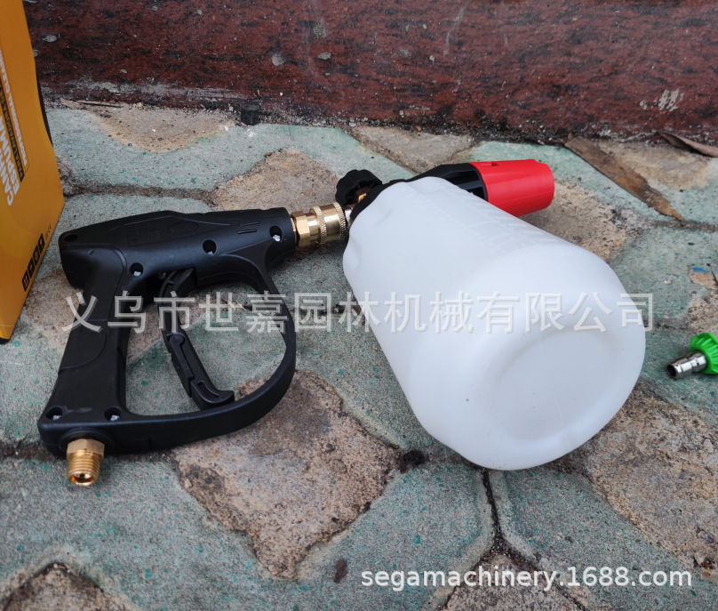 高压清洗机/洗车/刷车器/泵水枪泡沫壶喷泡沫机水枪套装泡沫喷壶