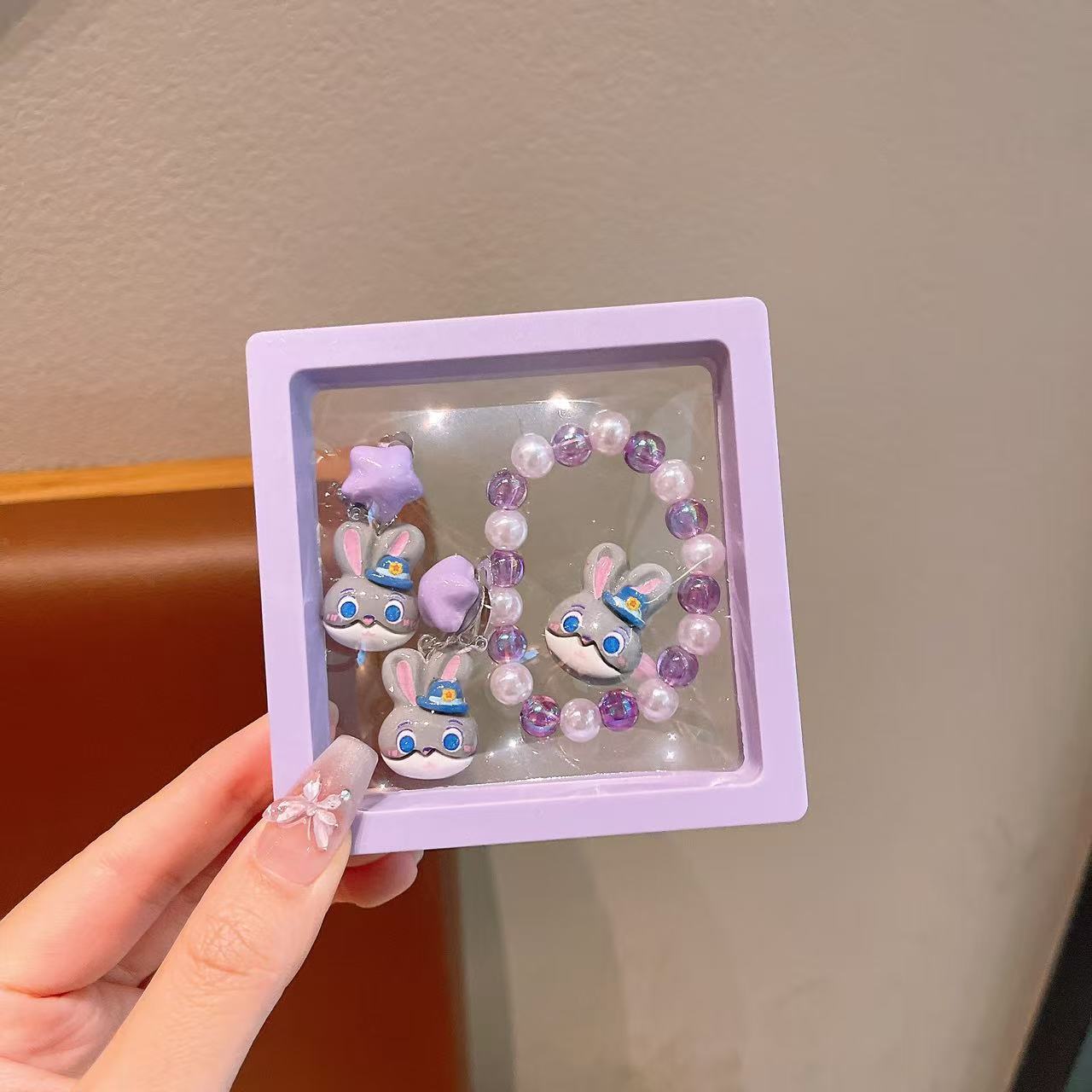 Niña Sanrio collar pulsera caja de regalo princesa pulsera caja de joyas de cumpleaños para niñas 1 de junio Día de los niños